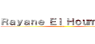 Ｒａｙａｎｅ Ｅｌ Ｈｏｕｍｍａｎｉ (240)