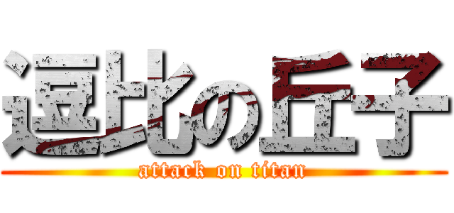 逗比の丘子 (attack on titan)