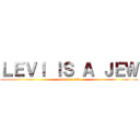 ＬＥＶＩ ＩＳ Ａ ＪＥＷ (levi is a jew)