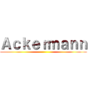 Ａｃｋｅｒｍａｎｎ ()