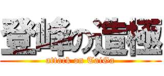 登峰の造極 (attack on TaiGa)