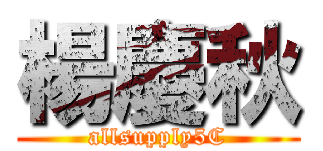 楊慶秋 (allsupply5C)