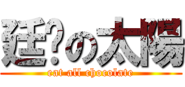 廷瑋の太陽 (eat all chocolate)