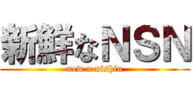 新鮮なＮＳＮ (new a nishin)
