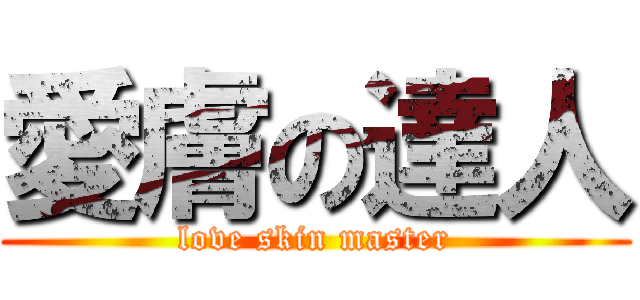 愛膚の達人 (love skin master)