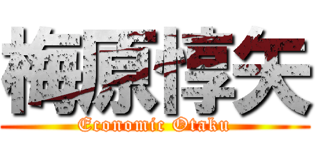 梅原惇矢 (Economic Otaku)