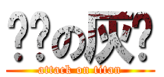 变态の灰妈 (attack on titan)