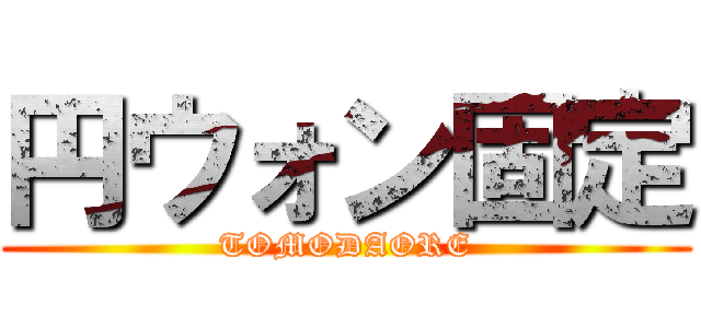 円ウォン固定 (TOMODAORE)