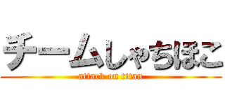 チームしゃちほこ (attack on titan)