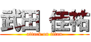 武田 佳祐 (attack on titan)
