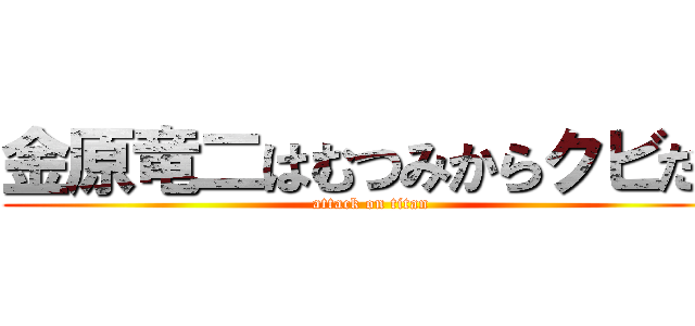 金原竜二はむつみからクビだ！ (attack on titan)