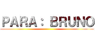 ＰＡＲＡ： ＢＲＵＮＯ ()