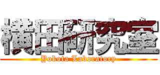 横田研究室 (Yokota Laboratory)