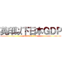 英印以下日本ＧＤＰ (attack on titan)