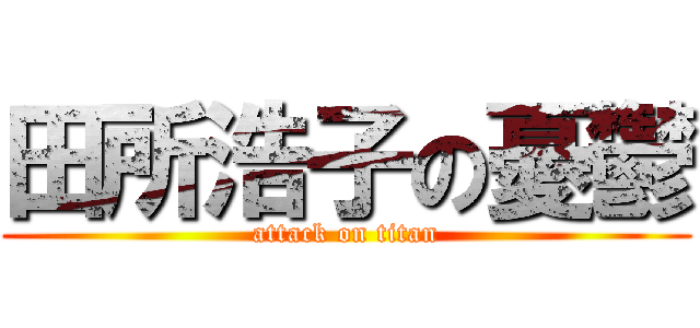 田所浩子の憂鬱 (attack on titan)