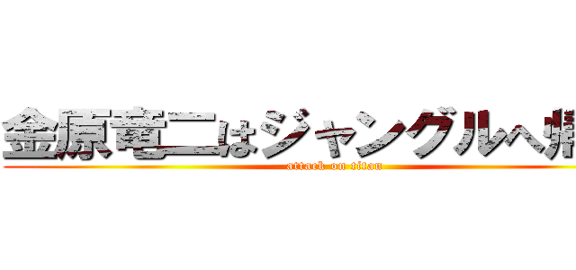 金原竜二はジャングルへ帰れ！ (attack on titan)