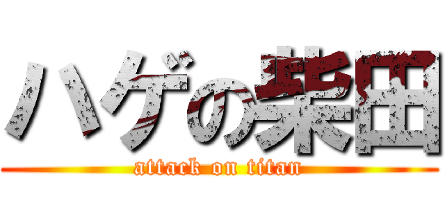 ハゲの柴田 (attack on titan)
