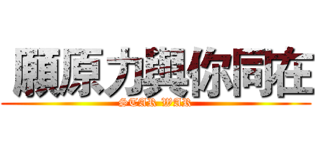  願原力與你同在 (STAR WAR)