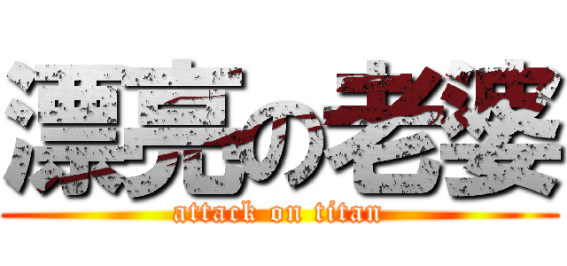 漂亮の老婆 (attack on titan)