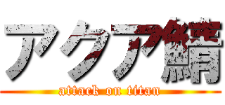 アクア鯖 (attack on titan)