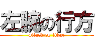 左腕の行方 (attack on titan)