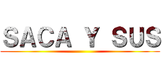 ＳＡＣＡ Ｙ ＳＵＳ ()