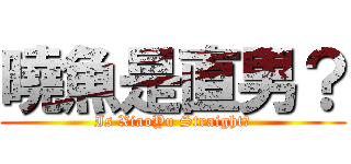 曉魚是直男？ (Is XiaoYu Straight？)