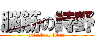 脳筋の詩野 (attack on titan)