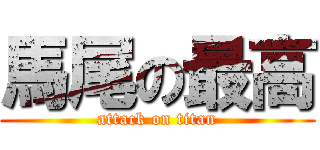 馬尾の最高 (attack on titan)