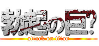 勃起の巨屌 (attack on titan)