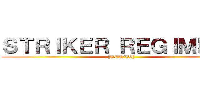 ＳＴＲＩＫＥＲ ＲＥＧＩＭＥＮＴ ([AOT:LB])