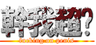 幹我超屌 (fucking on penis)