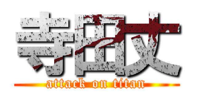 寺田丈 (attack on titan)