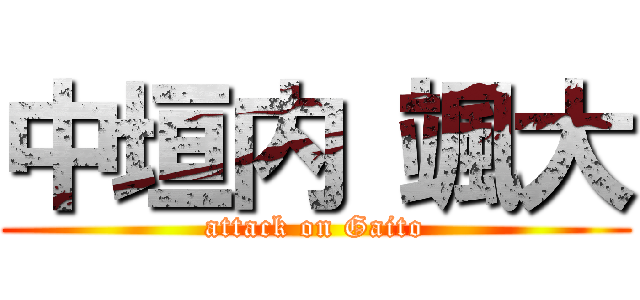 中垣内 颯大 (attack on Gaito)