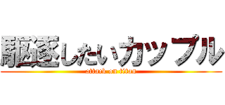 駆逐したいカップル (attack on titan)