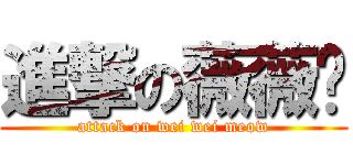 進撃の薇薇貓 (attack on wei wei meow)