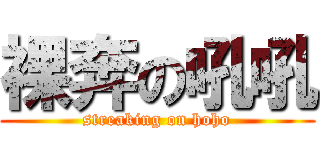 裸奔の吼吼 (streaking on hoho)