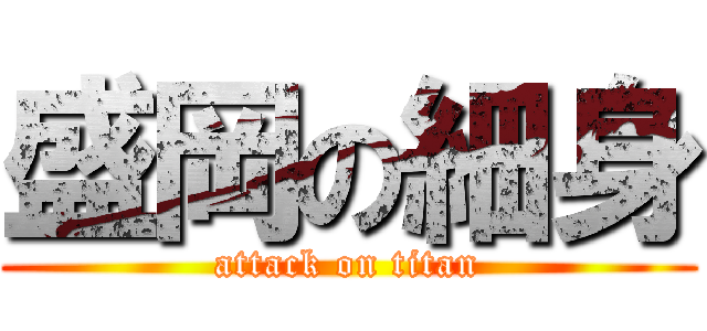 盛岡の細身 (attack on titan)