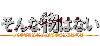 そんな物はない (NOTHING OTOSIDAMA)