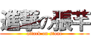 進撃の張芊 (attack on stone)