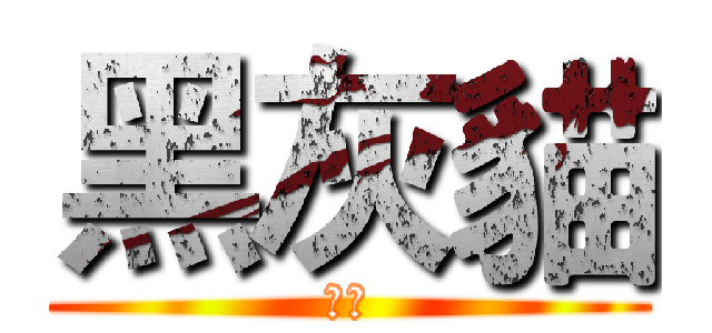 黑灰貓 (去死)