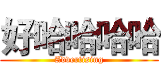 好哈哈哈哈 (Advertising)