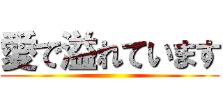 愛で溢れています ()