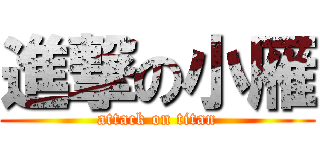 進撃の小雁 (attack on titan)