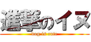 進撃のイヌ (dog is cute)