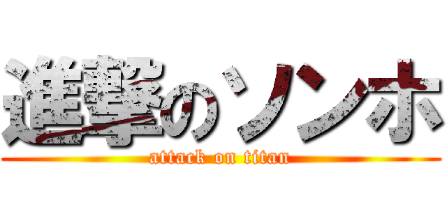 進撃のソンホ (attack on titan)