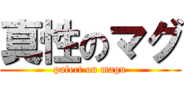 真性のマグ (pafect on magu)
