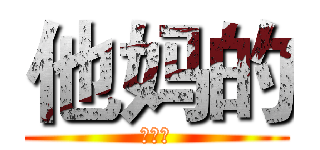 他妈的 (他妈的)