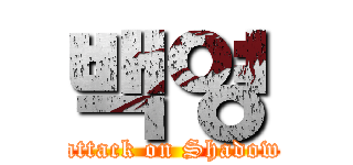 백영 (attack on Shadow)