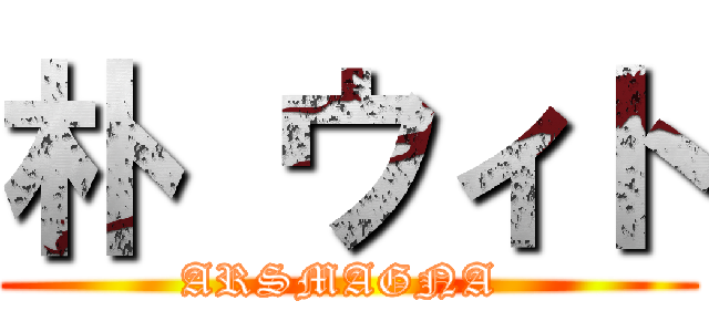 朴 ウィト (ARSMAGNA )